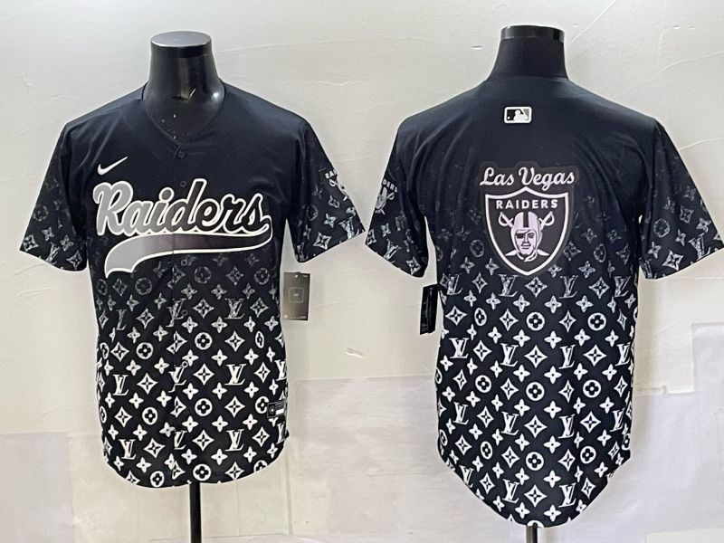 Men 2025 Oakland Raiders Blank Black Nike Limited NFL Jersey 018